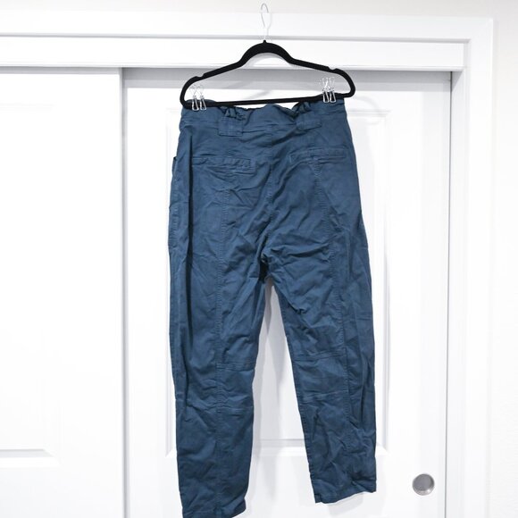 Veronica Beard Size 32 High Rise Karter Straight Leg Pant Navy Blue - Picture 5 of 9
